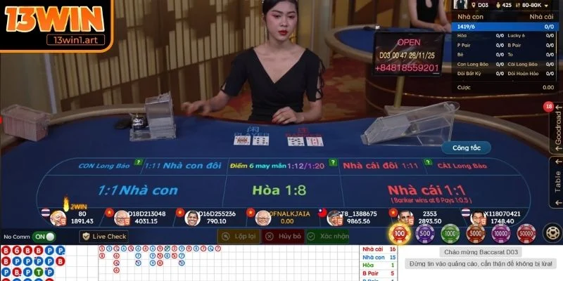 cac the bai baccarat the bai tang Thế bài tăng trong game Baccarat