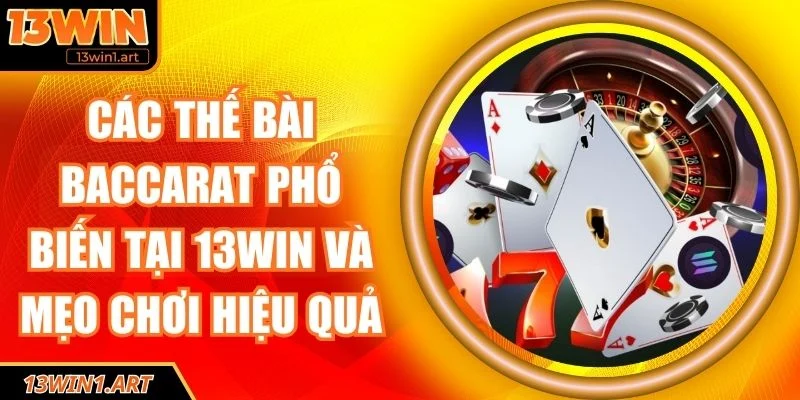 các thế bài baccarat