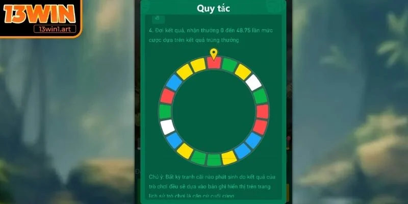 Cấu tạo vòng quay Circle  tại 13 WIN