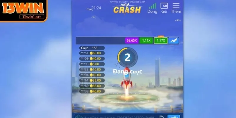 crash bi quyet thanh cong Bí quyết thành công khi chơi Crash tại 13 WIN