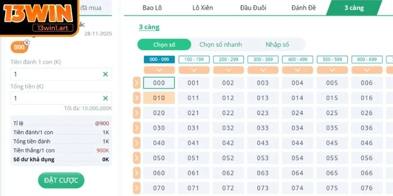de 3 cang an bao nhieu mien bac Lô đề 3 càng miền Bắc