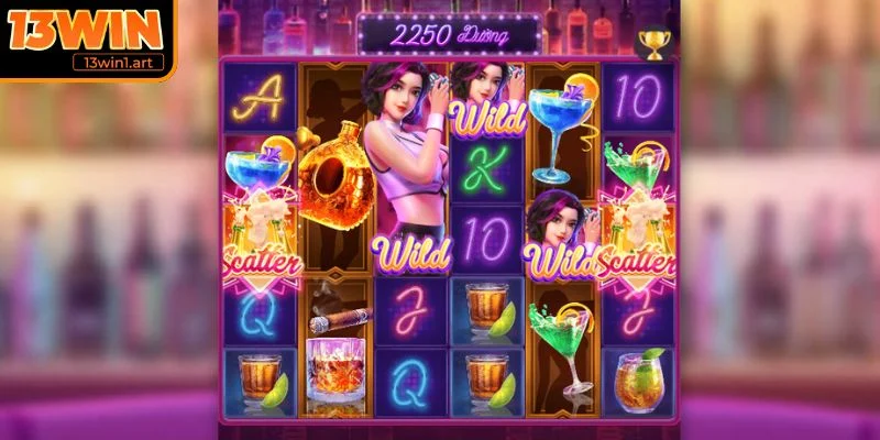 dem cocktail tan dung Tận dụng hiệu ứng đổi màu ánh sáng