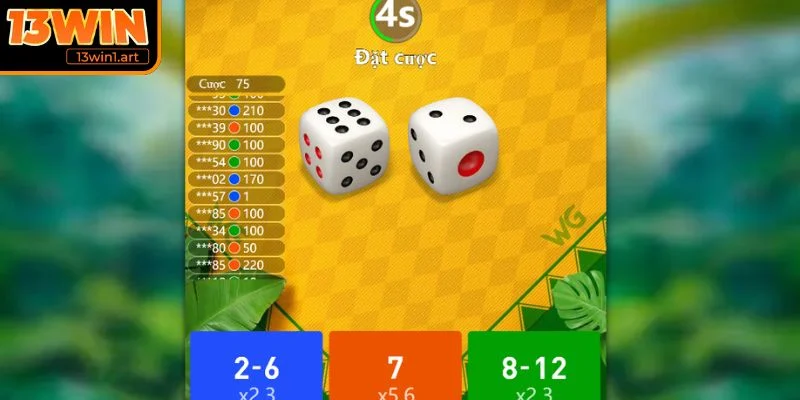 lucky dice tan dung Tận dụng tính năng và giao diện Lucky Dice trên 13 WINv